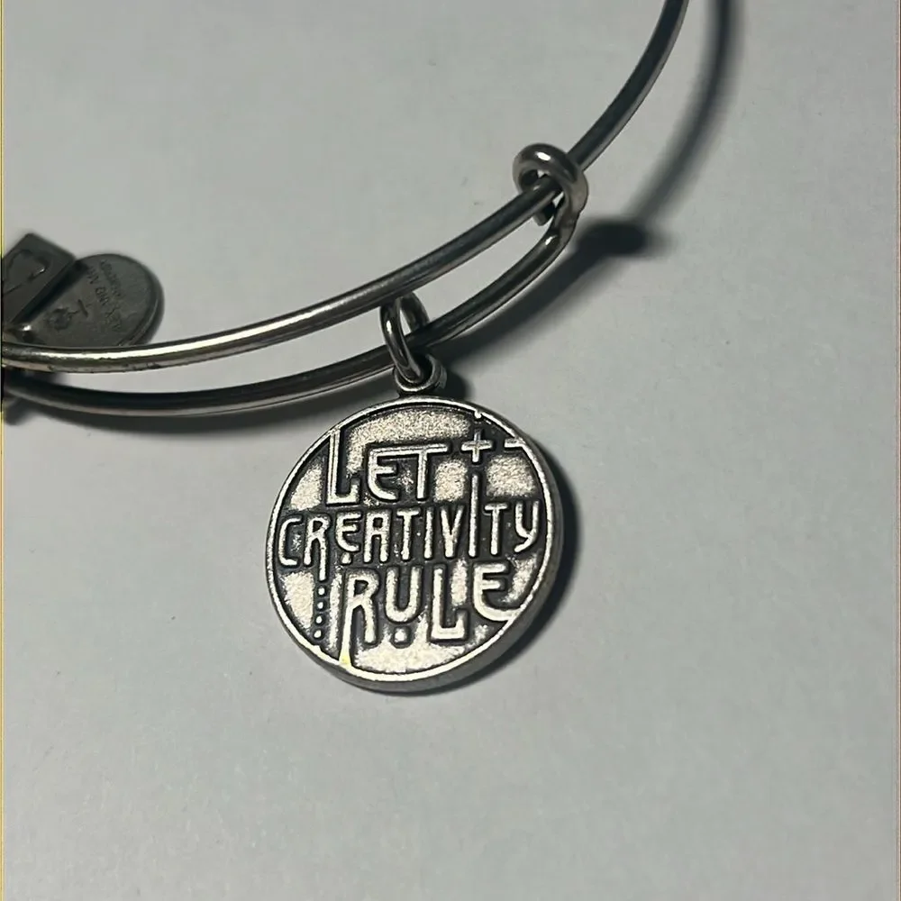 Alex and Ani Let Creativity Rule Silver Bangle Bracelet